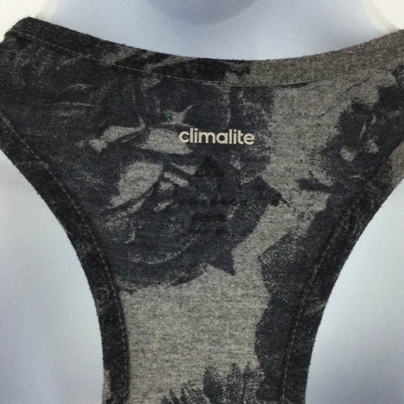 Adidas Floral Print ClimaLite Tank Sz S - Picture 6 of 13